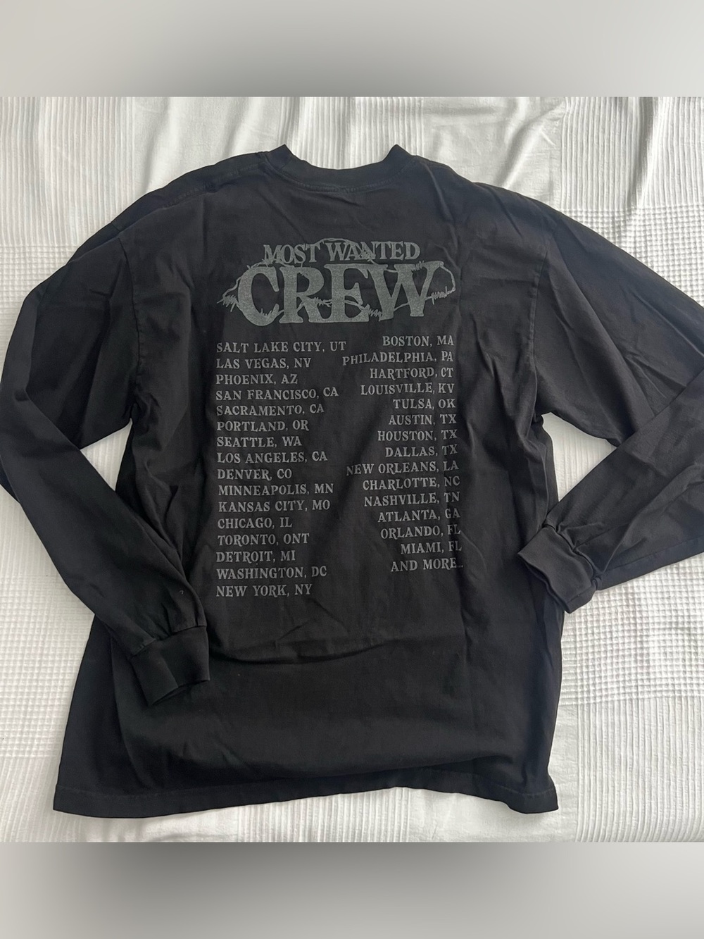 BAD BUNNY Most Wanted Tour Crew Tee